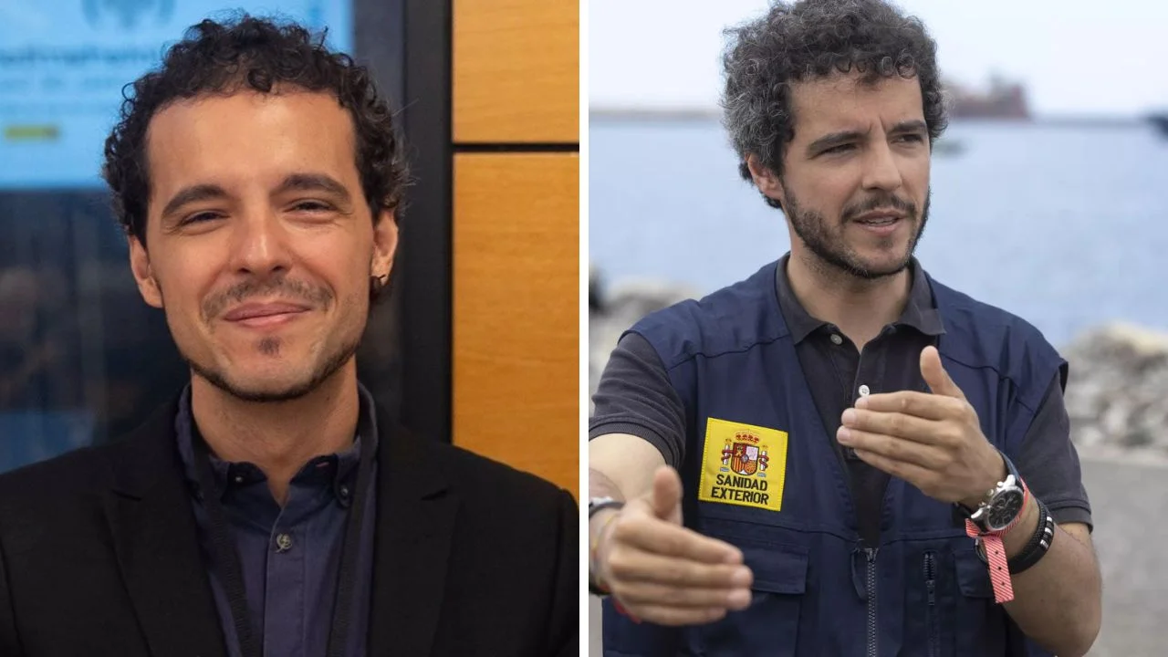 Collage de fotos de Pedro Gullón Tosio director de Salud Pública 