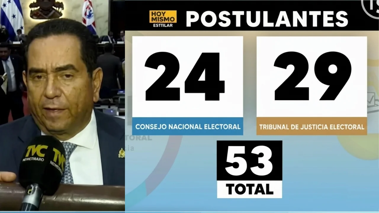 Diputado Callejas, nómina de 18 aspirantes