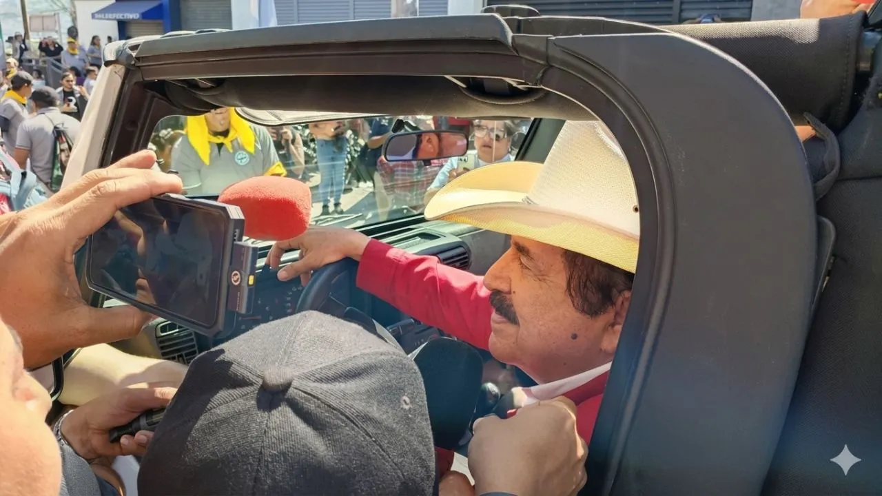 Imagen Principal de Nota: 'Fuera políticos' : Abuchean a Mel en plena marcha del Día del Trabajador