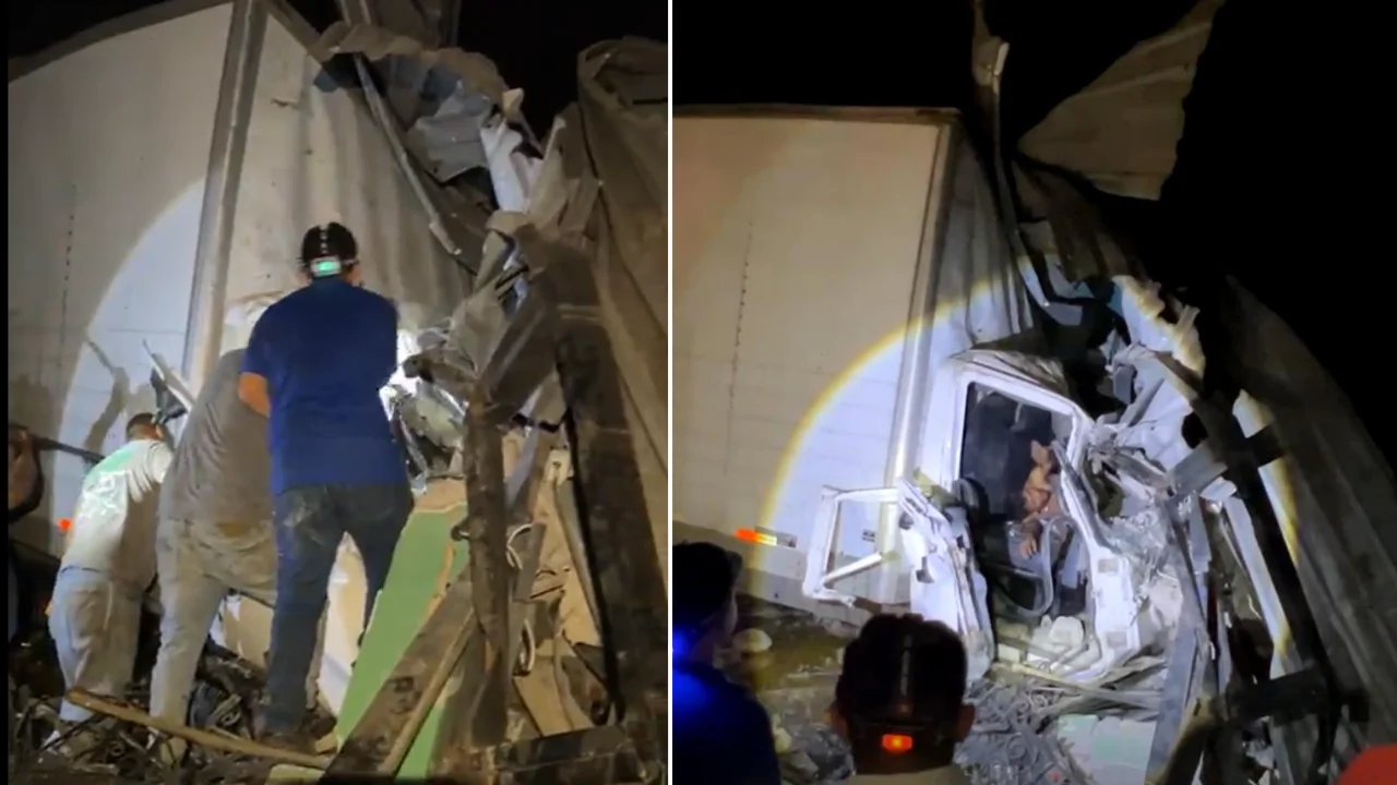 Imagen de Accidente en Taulabé: Rastra choca contra casa en la CA-5 y deja un muerto