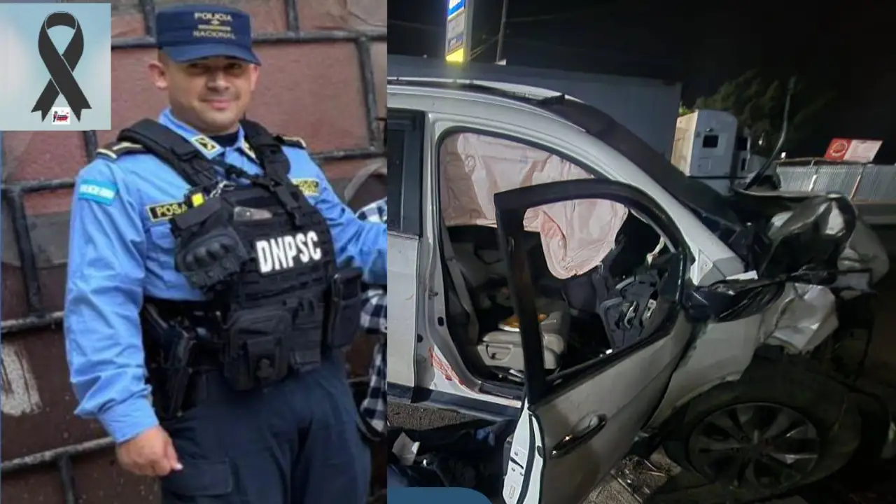 Imagen de Video: Fatal accidente cobra vida de subinspector policial en Sabanagrande
