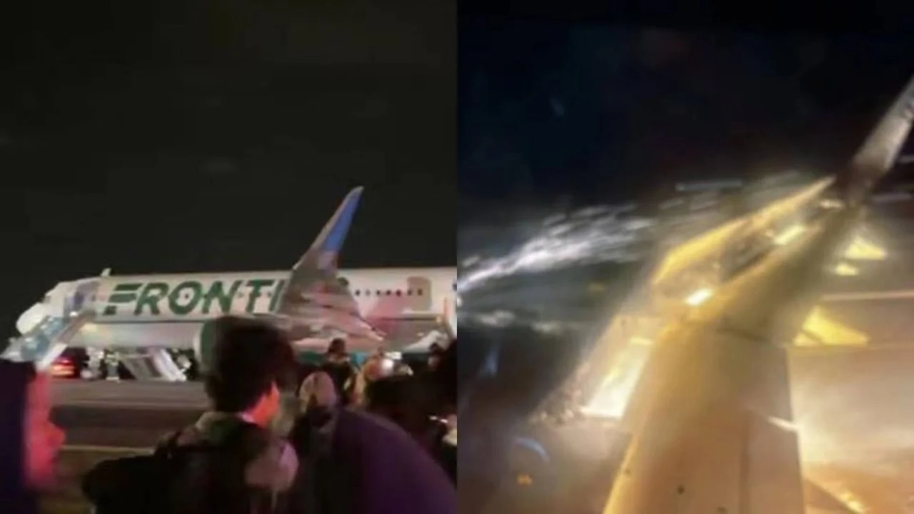Imagen de Despegue fallido en Denver: avión atropella a peatón y provoca incendio