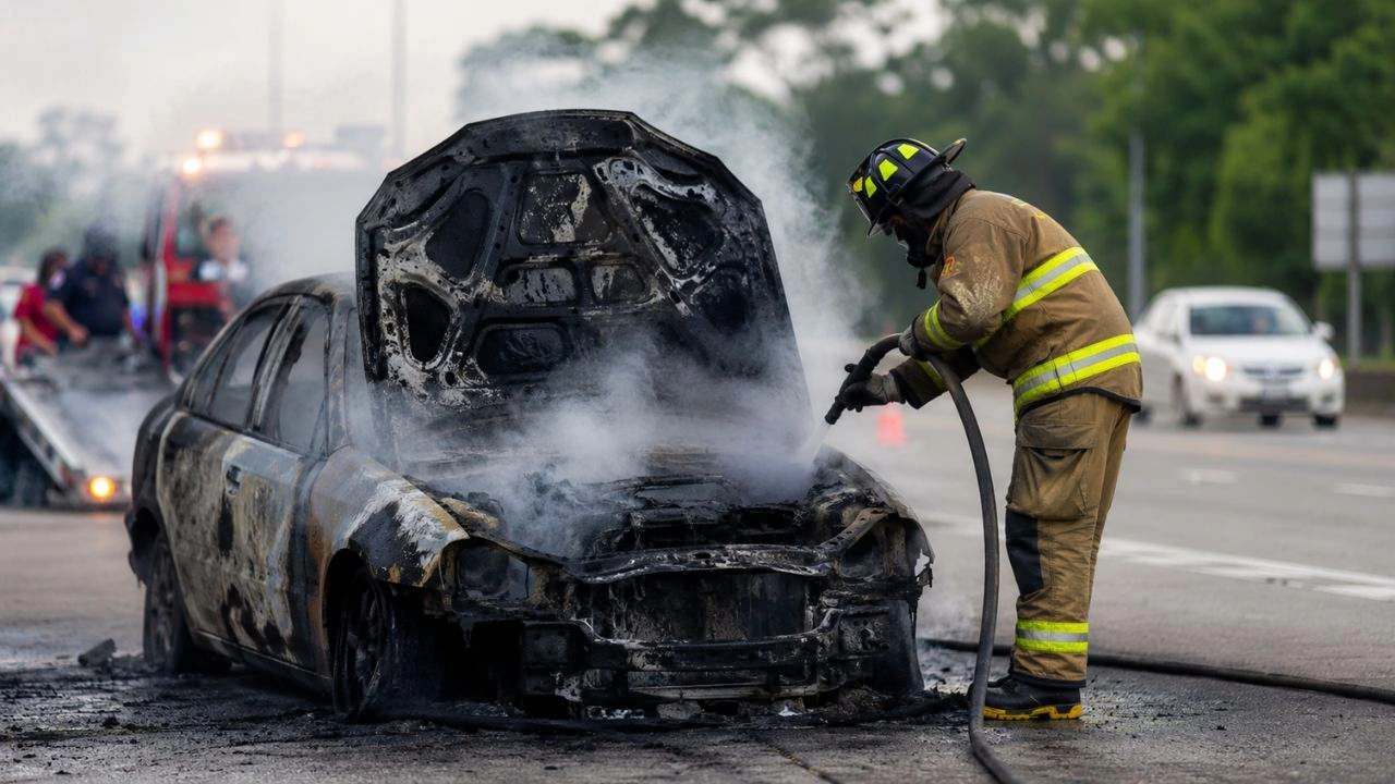 Calor y descuido disparan incendios de vehículos en Honduras Imagen de Calor y descuido disparan incendios de vehículos en Honduras