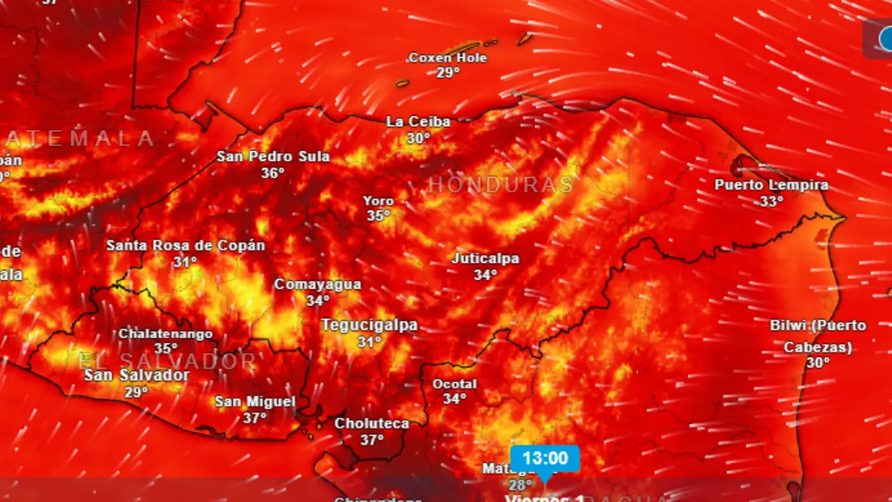 Imagen de Clima extremo en Honduras: esta es la zona más caliente hoy