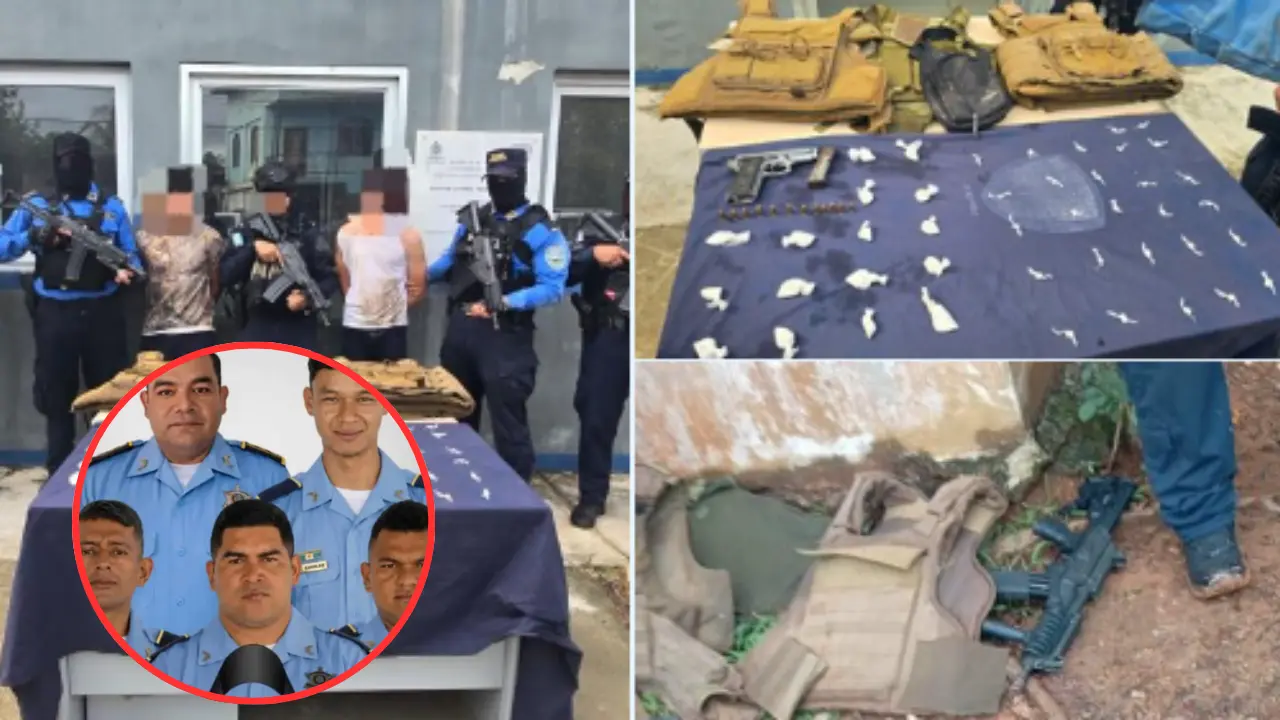 Imagen de Capturan en Corinto a dos sospechosos del asesinato de cinco agentes Dipampco