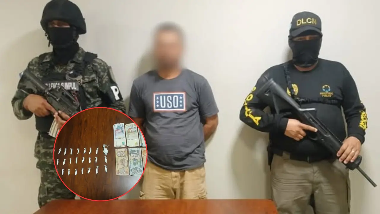 PMOP captura a hombre por tráfico de drogas en Las Lajas, Comayagua Imagen de PMOP captura a hombre por tráfico de drogas en Las Lajas, Comayagua