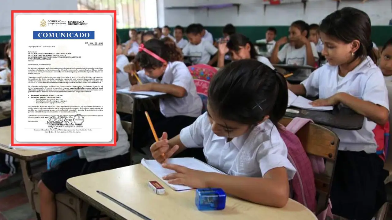 Esta es la fecha en que regresan los horarios normales en las escuelas Imagen de Esta es la fecha en que regresan los horarios normales en las escuelas
