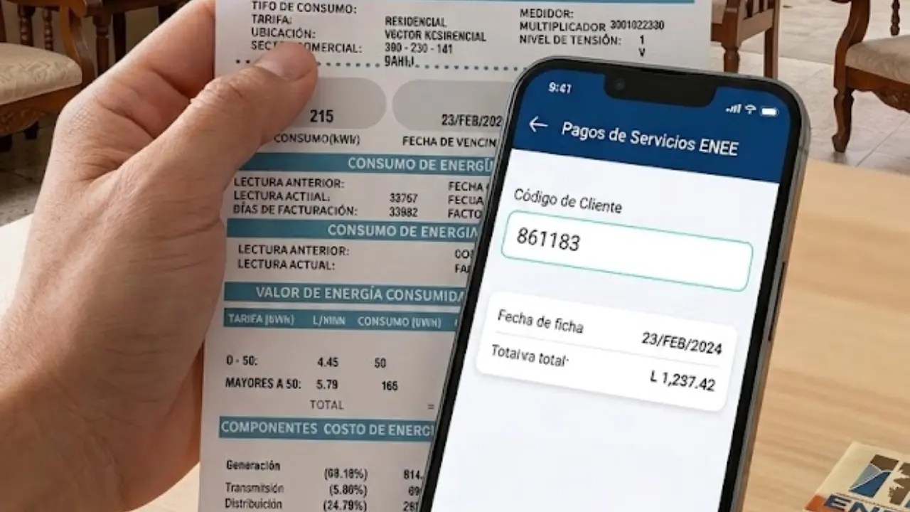 ¿Cómo pagar el recibo de la ENEE en línea en Honduras? Imagen de ¿Cómo pagar el recibo de la ENEE en línea en Honduras?