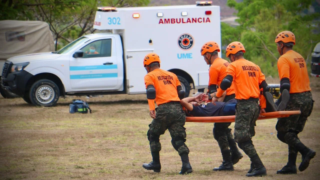 Así responde Honduras ante una tragedia: COPECO realizó simulacro Imagen de Así responde Honduras ante una tragedia: COPECO realizó simulacro