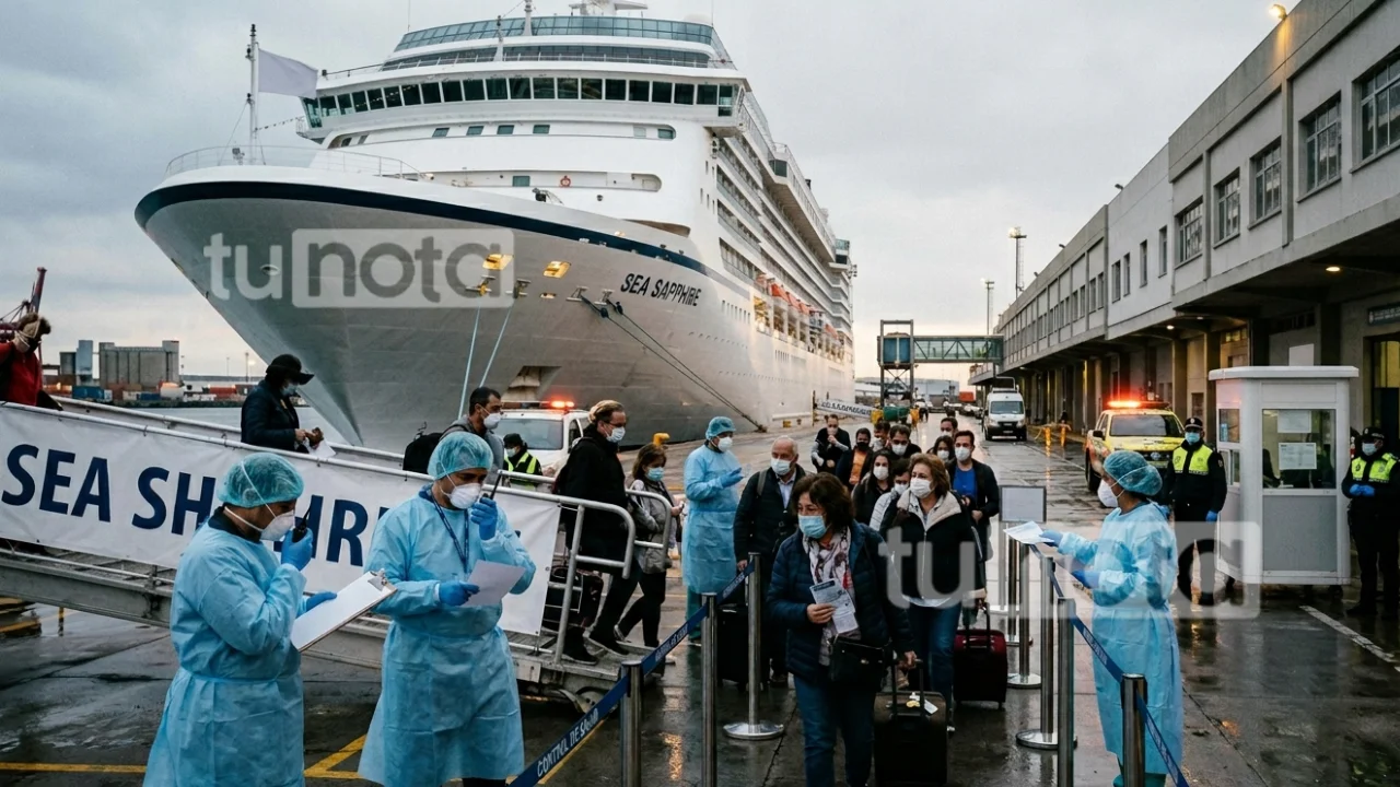 Imagen de Crucero con hantavirus: autoridades buscan a 30 pasajeros que bajaron del barco