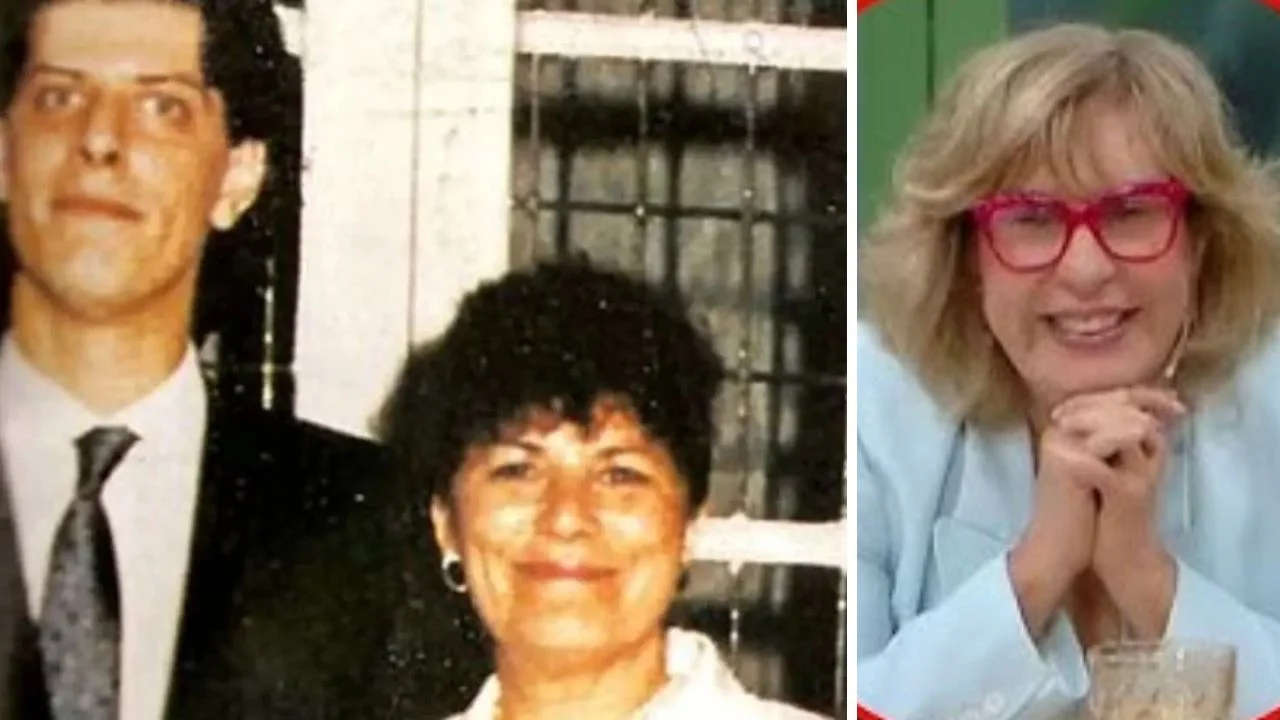 Foto de Mario Pergoline y su madre