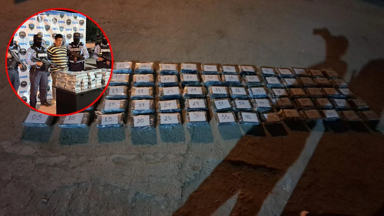 Imagen de Detienen en Olancho a sujeto con cargamento de droga valorada en L20 millones