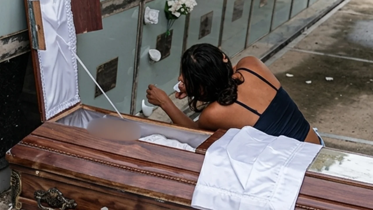 Imagen de Insólito y conmovedor: mujer desentierra el cadáver de su novio para perfumarlo