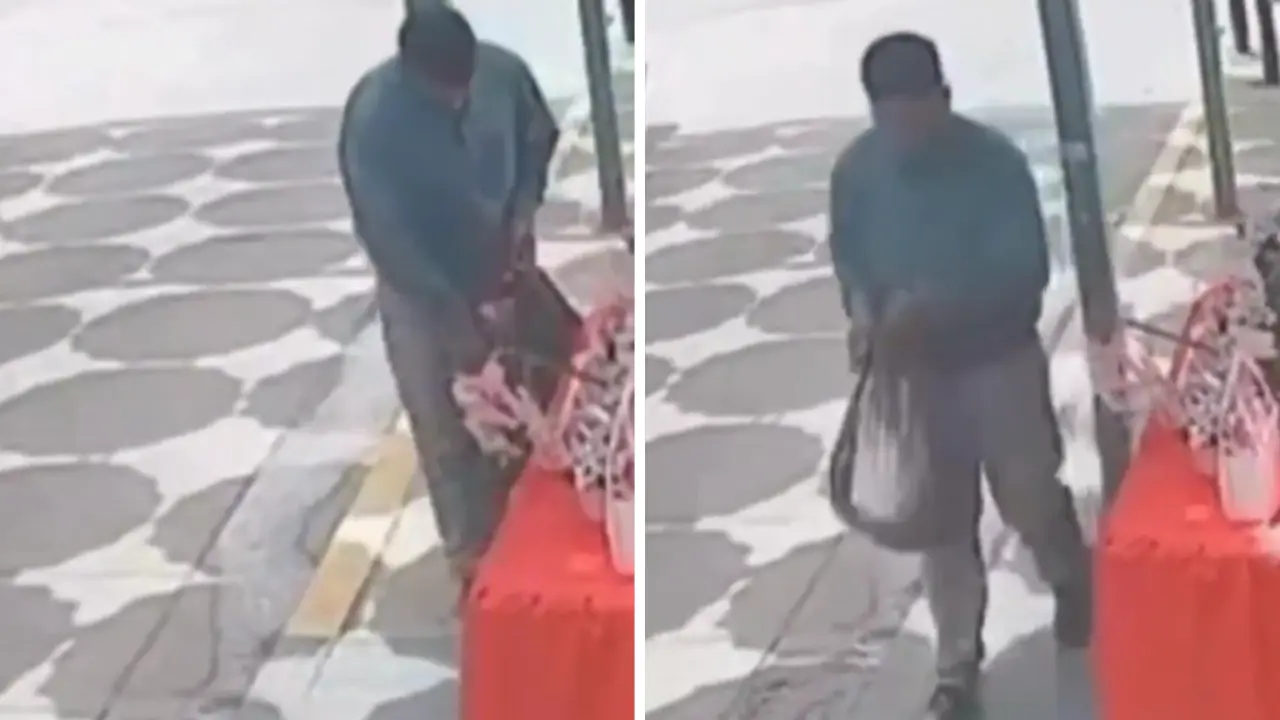 Captan a hombre robando regalos del Día de la Madre en Olancho Imagen de Captan a hombre robando regalos del Día de la Madre en Olancho