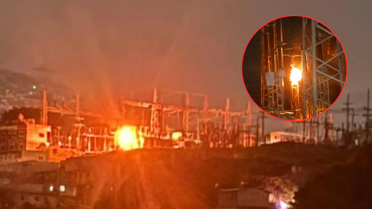 Imagen de Incendio en planta eléctrica de la ENEE deja sin luz varios sectores de la capital
