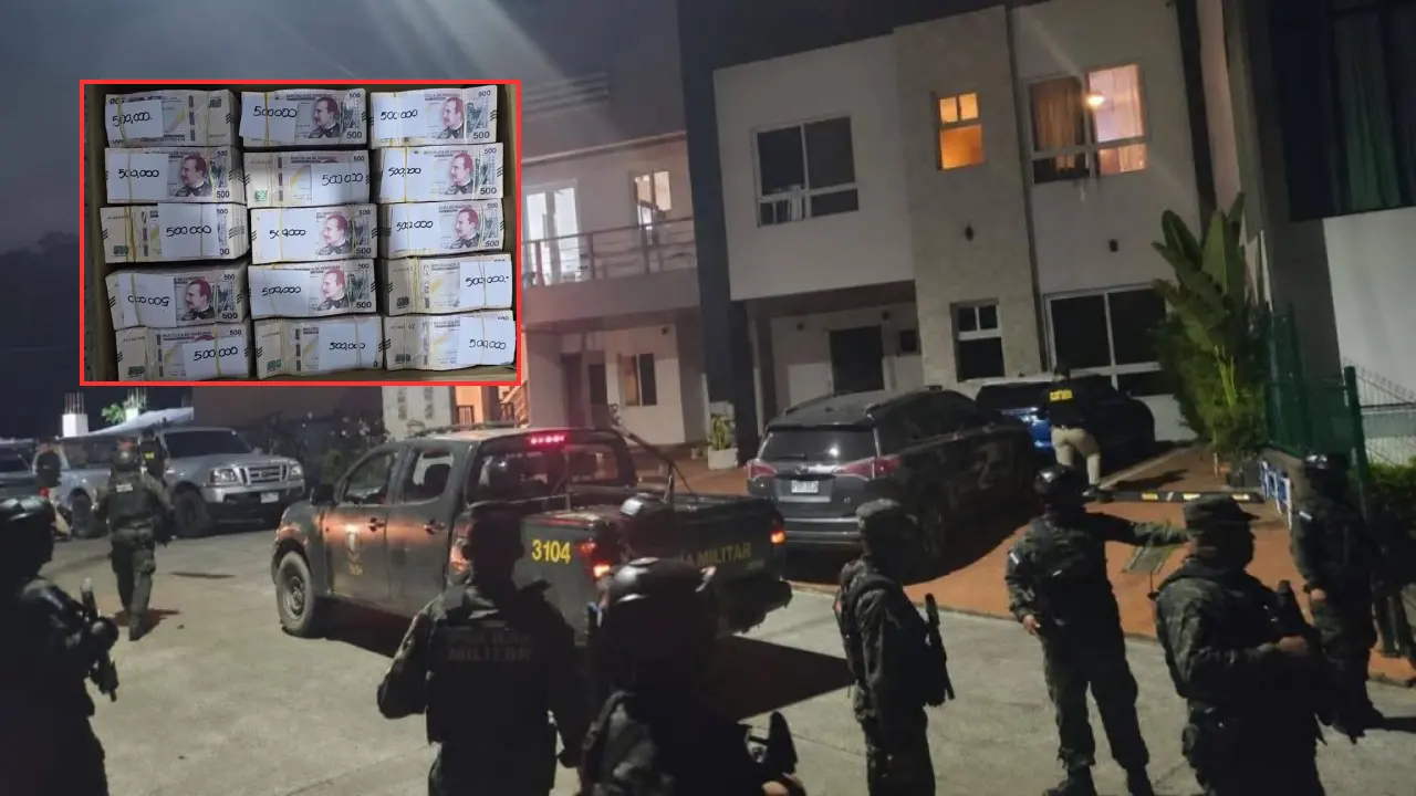 Imagen de Hallan maletas con dinero de Koriun tras allanamientos en San Pedro Sula