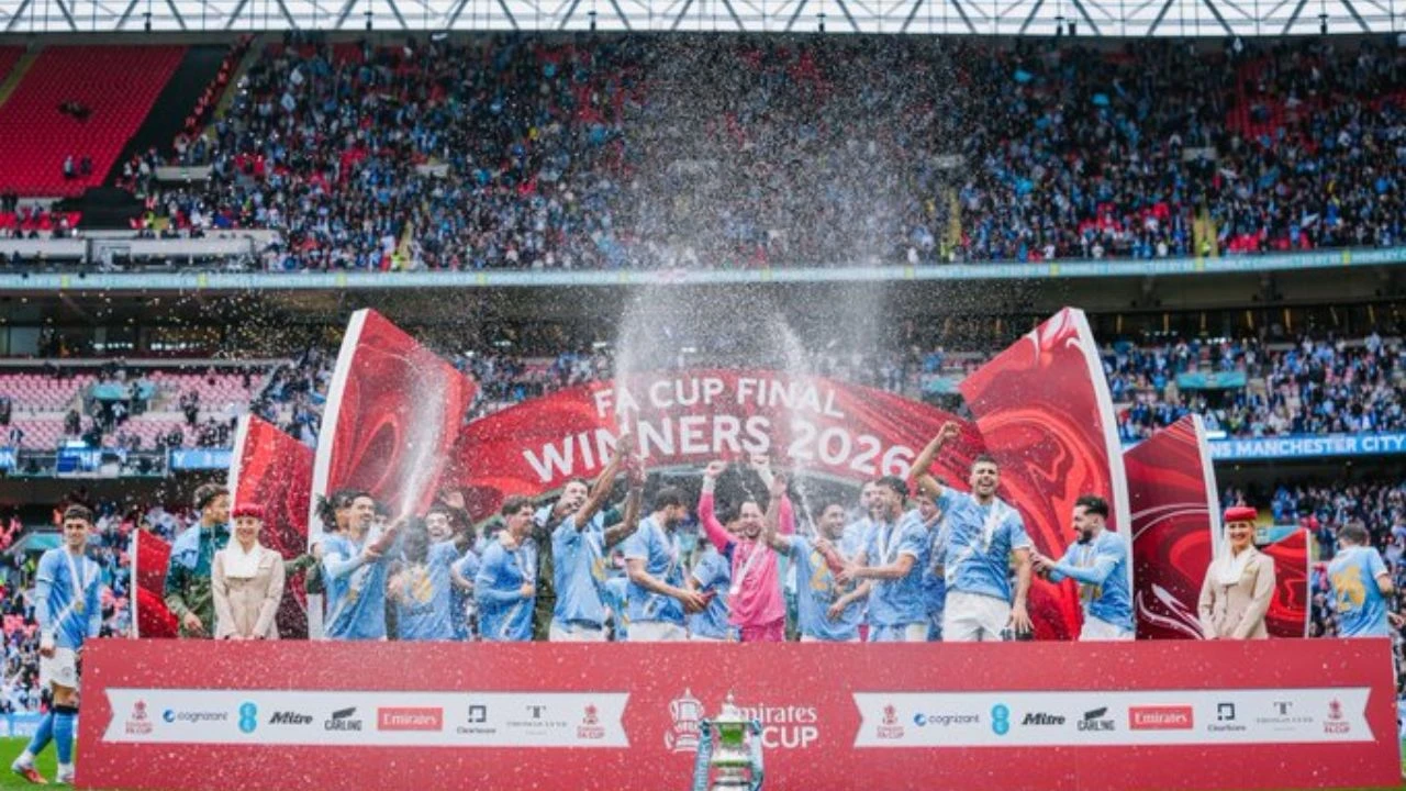 Manchester City gana la FA Cup tras vencer 1-0 a Chelsea en Wembley Imagen de Manchester City gana la FA Cup tras vencer 1-0 a Chelsea en Wembley