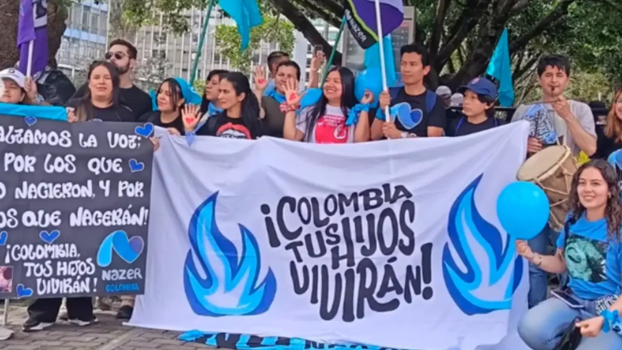 Marcha por la Vida en Colombia: Miles protestan por el fin del aborto legal Imagen de Marcha por la Vida en Colombia: Miles protestan por el fin del aborto legal