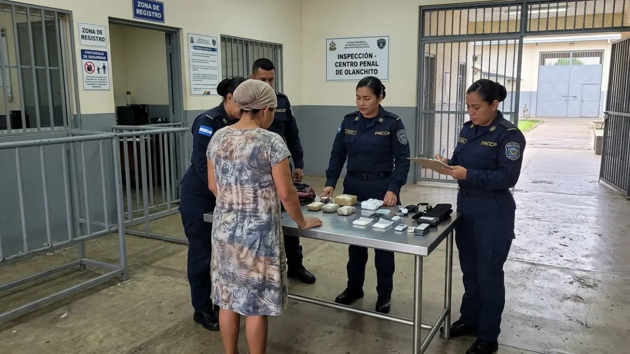 Imagen de ¡No pasó la revisión! Mujer cae con "paquete" prohibido en cárcel de Yoro