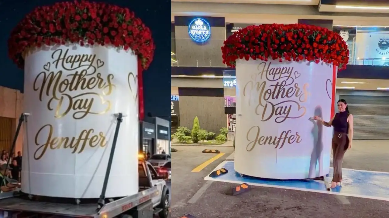 Video: Mujer recibe 'barril' con 4,000 rosas por Día de la Madre Imagen de Video: Mujer recibe 'barril' con 4,000 rosas por Día de la Madre