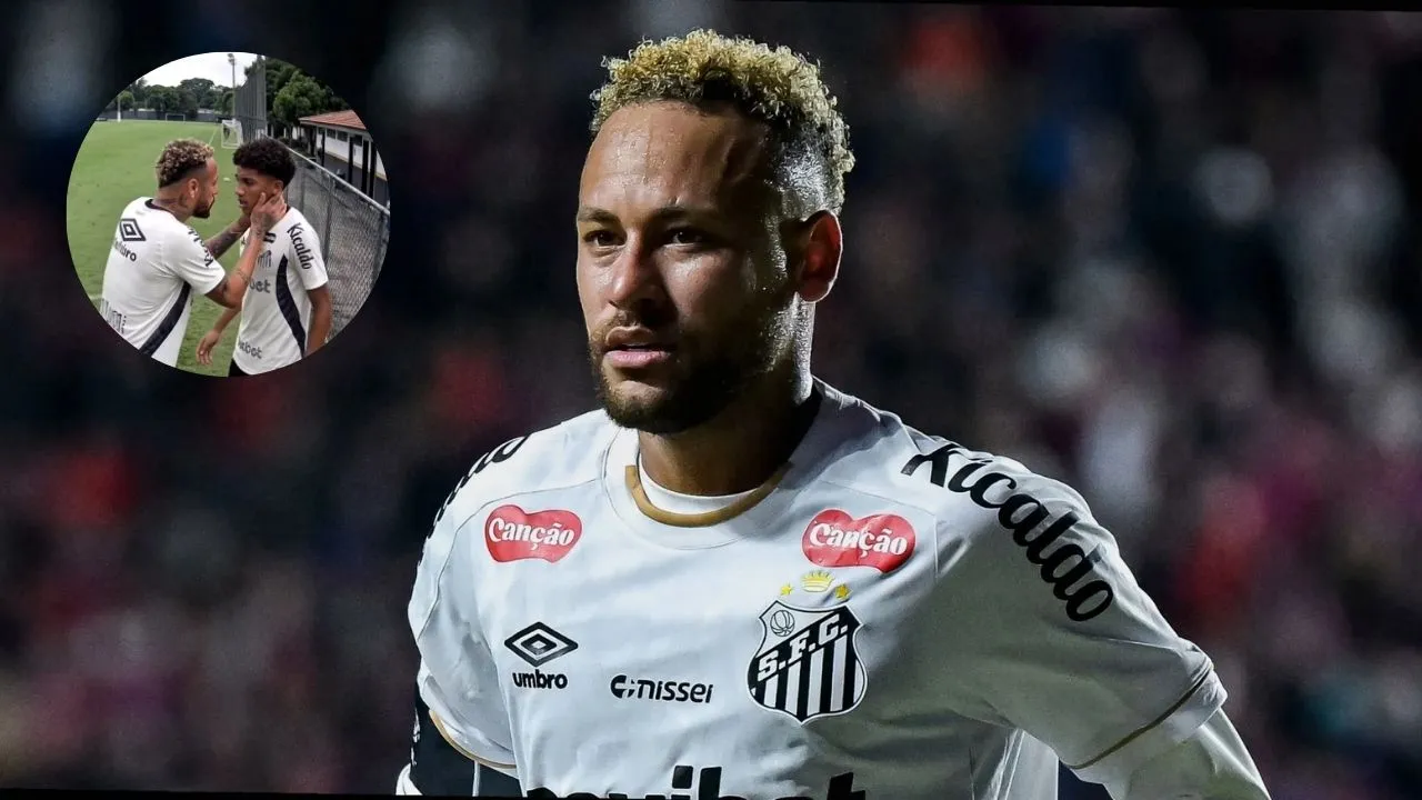 Imagen de Neymar protagoniza fuerte altercado con joven promesa en pleno entrenamiento