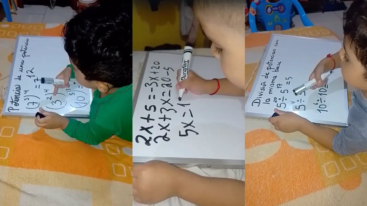 Niño de 6 años se viraliza por ser un ‘genio de las matemáticas’