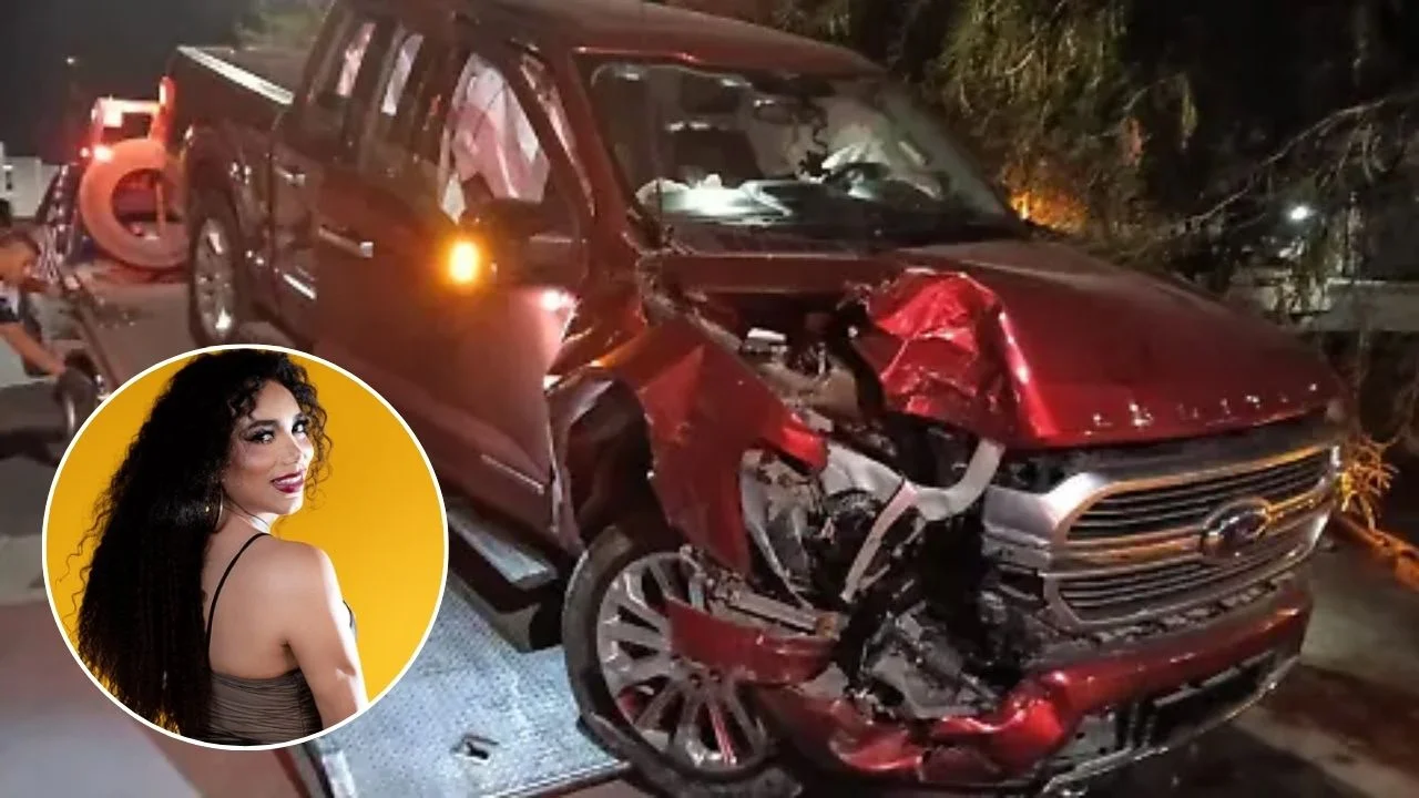 Paolita Suárez sufre fuerte accidente automovilístico; reportan que fue hospitalizada Imagen de Paolita Suárez sufre fuerte accidente automovilístico; reportan que fue hospitalizada