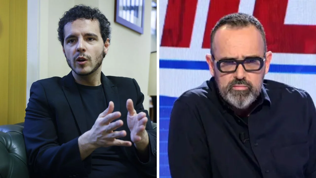 Pedro Gullón director de Salud Pública y Risto Mejide en 'Todo es mentira' Imagen de Pedro Gullón director de Salud Pública y Risto Mejide en 'Todo es mentira'