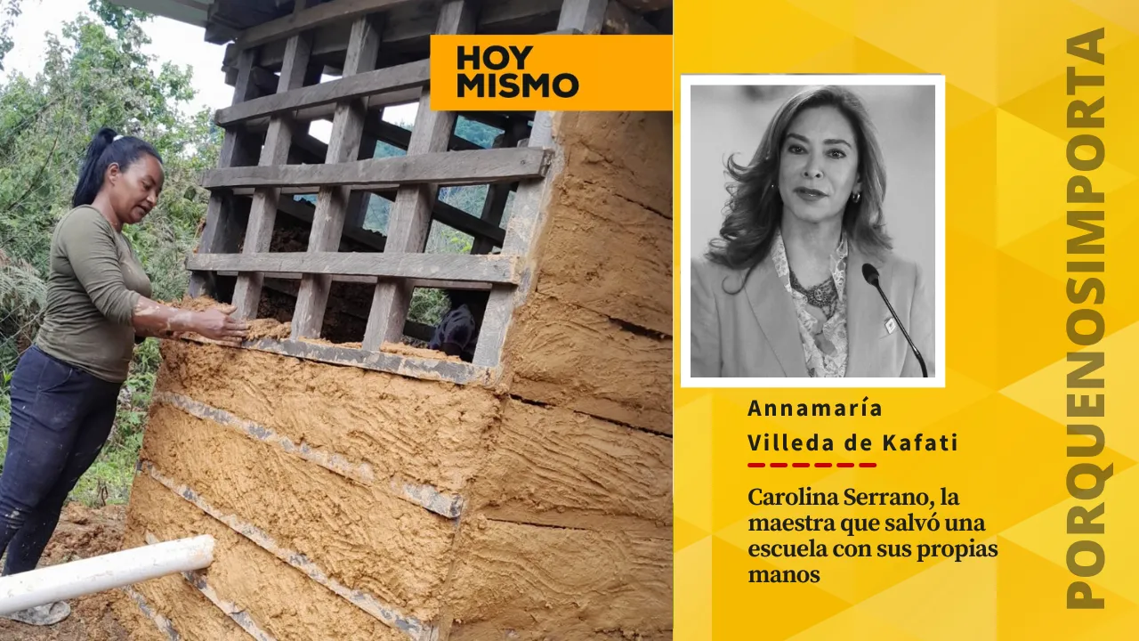 Carolina Serrano, la maestra que salvó una escuela con sus propias manos Imagen de Carolina Serrano, la maestra que salvó una escuela con sus propias manos