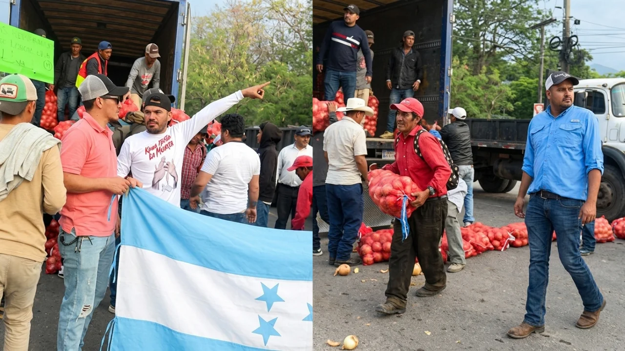 Productores de cebolla y SAG logran acuerdo tras protestas en El Zamorano Imagen de Productores de cebolla y SAG logran acuerdo tras protestas en El Zamorano