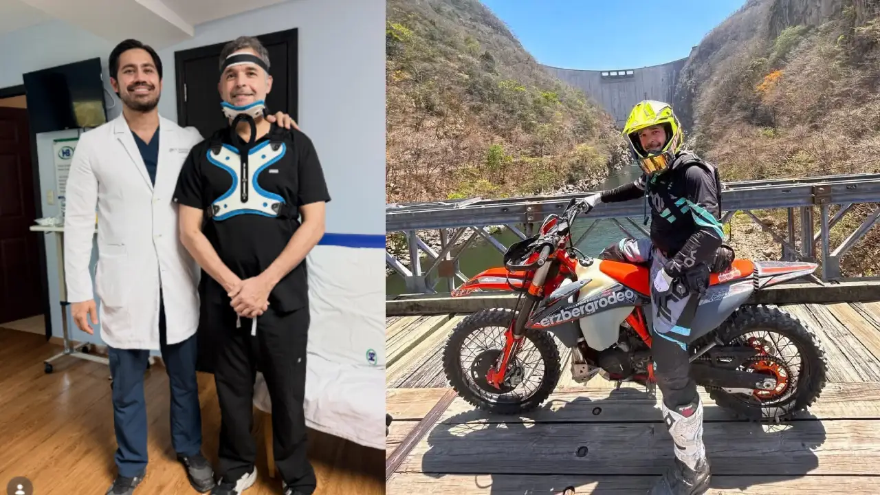Imagen de Dan de alta al doctor Sergio Bendaña tras grave accidente de motocicleta