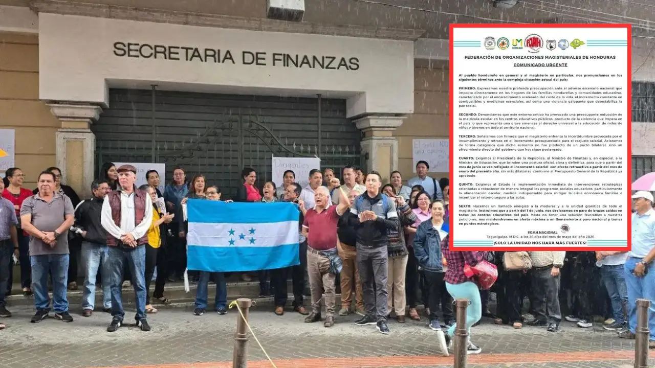 ¡Sin clases! Maestros anuncian paro nacional por retraso en pagos Imagen de ¡Sin clases! Maestros anuncian paro nacional por retraso en pagos