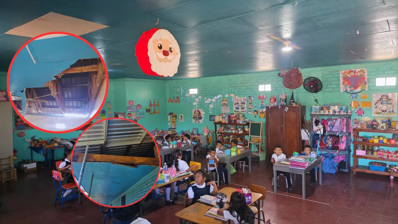 "El techo ya se cae": denuncian mal estado de kínder en Lepaterique Imagen de "El techo ya se cae": denuncian mal estado de kínder en Lepaterique