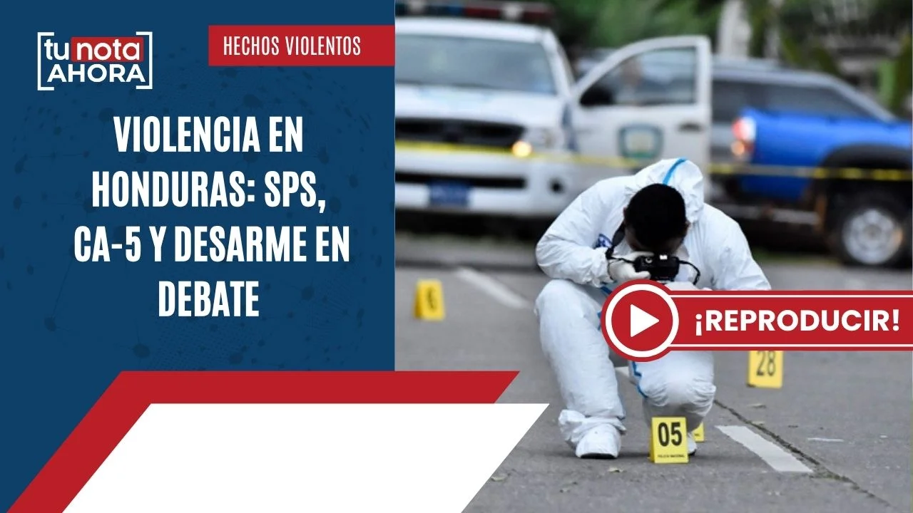 Imagen Principal de Nota: TuNota Ahora: Tiroteo en SPS, encostalado en CA-5 y debate por desarme