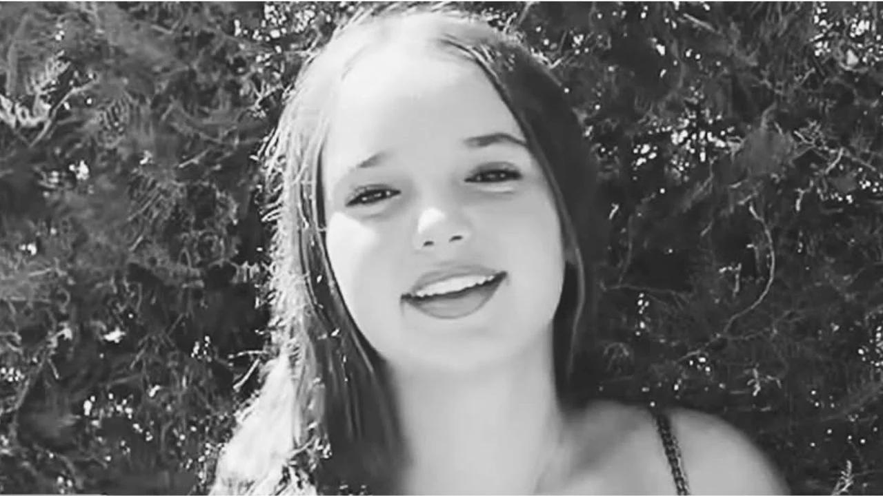 Sandra Peña en vida en blanco y negro.