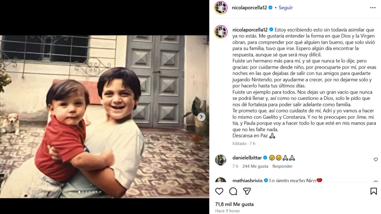 ¿Qué pasó con Nicola Porcella?