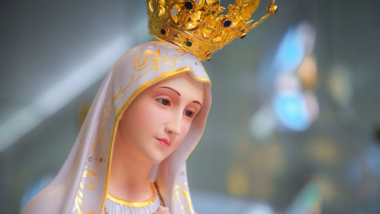 Imagen de la Virgen Fatima.