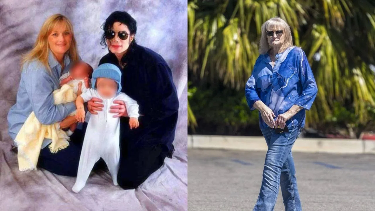 Debbie Rowe con Michael Jackson y en la actualidad.