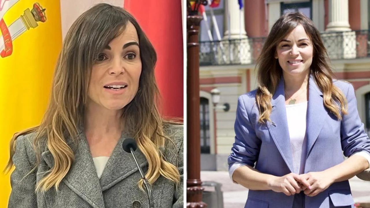 Collage de fotos de Rebeca Pérez alcaldesa de Murcia 