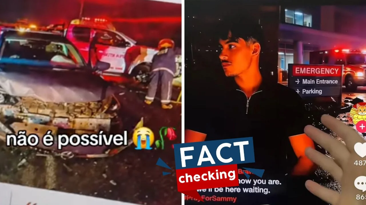 Fotos de Sammy y el rumor falso que circula de su muerte 