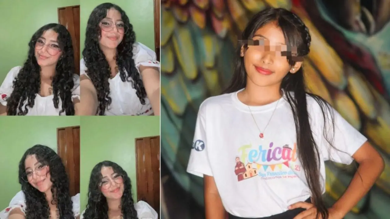 Una mujer y una niña paradas