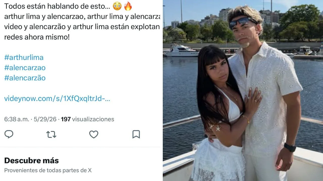 Foto de la polèmica del supuesto video filtrado de Arthur Lima y Alencarzão