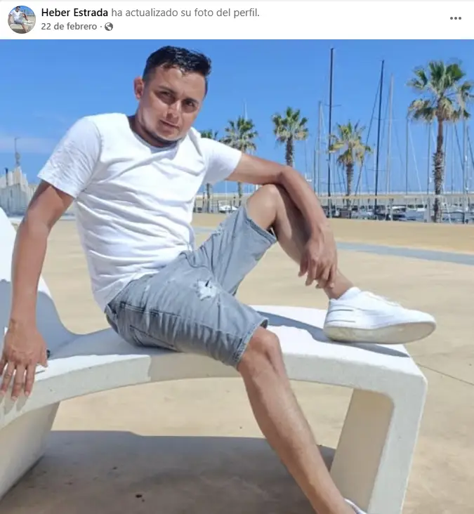 Foto del olanchano que muere en su trabajo en España