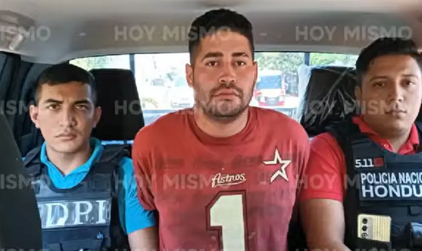 momento de la captura de Daniel Meraz, hombre acusado de matar a la enfermera Elvia