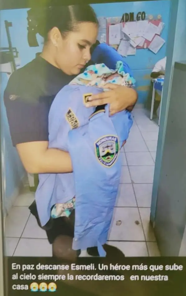 Esmelin Yolibeth Herrera, policía víctima de accidente en El Rodeo