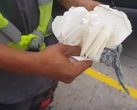 Esto fue lo que le entregaron al joven estafado en Choluteca