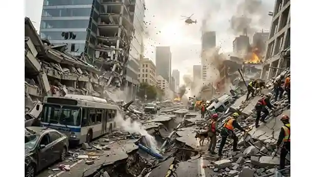 Destrucción de familias causo el terromoto.