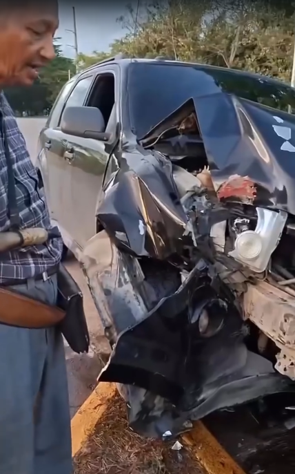 foto del apóstol chago y su accidente