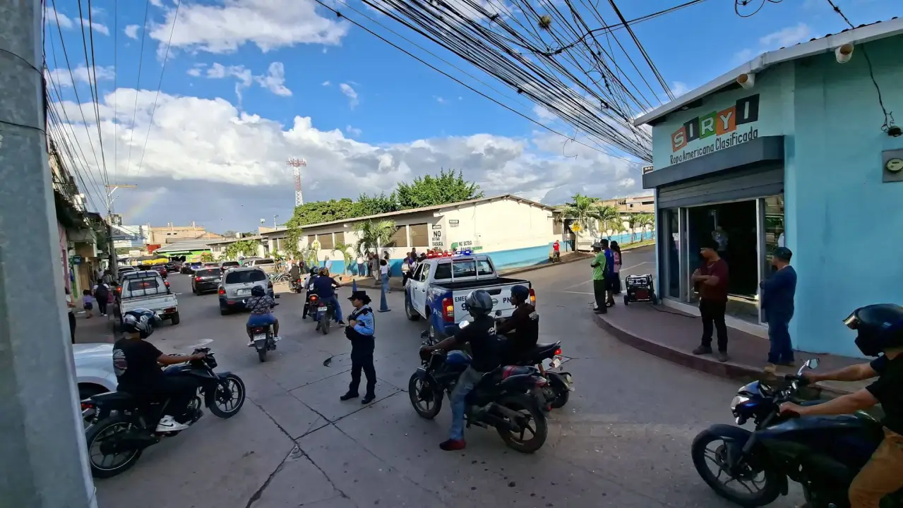 Balacera escuela Juticalpa