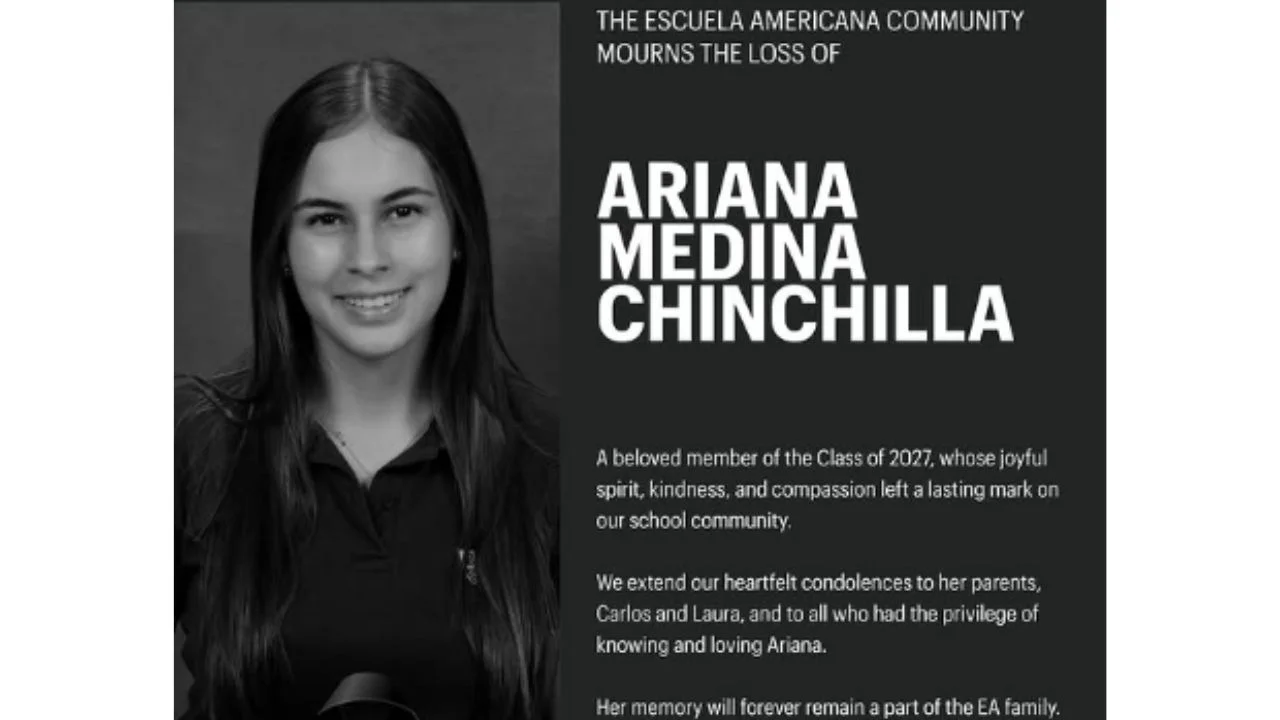 De qué murió Ariana Medina Chinchilla